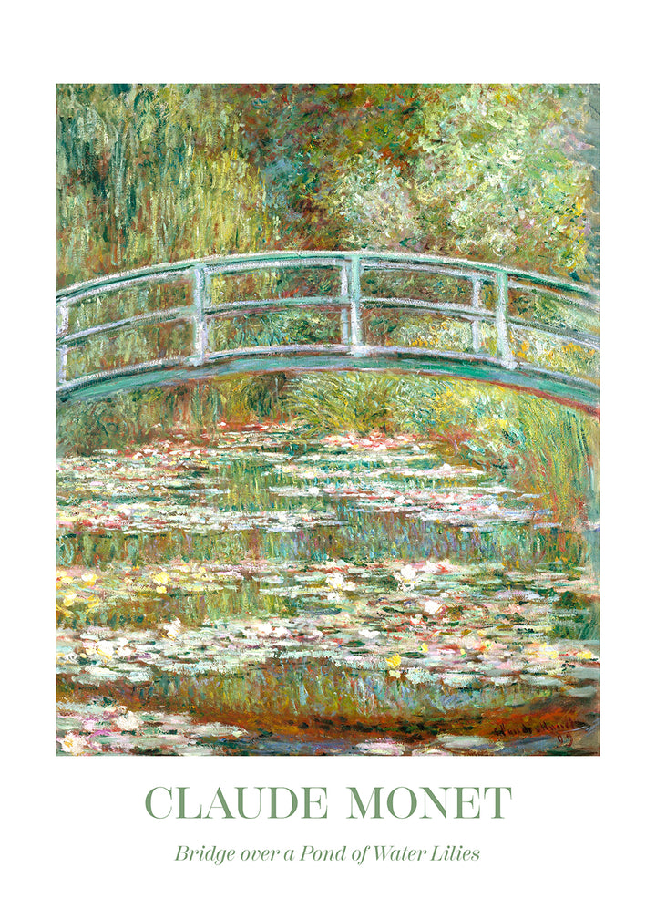 Bridge over a Pond of Water Lilies