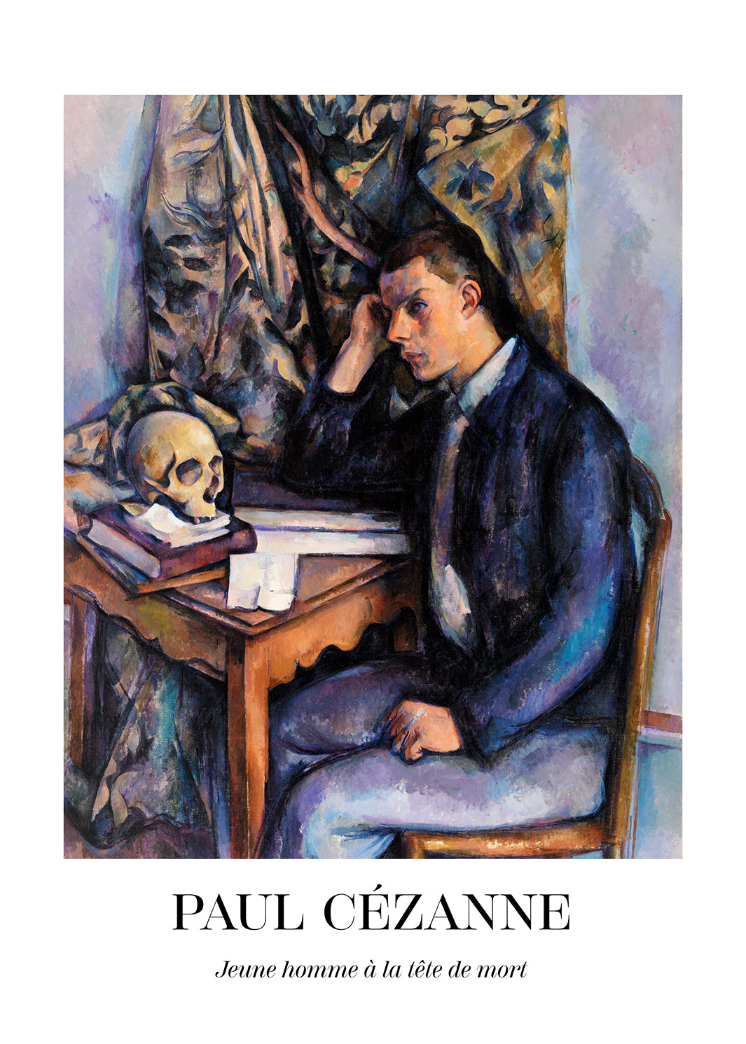Young Man and Skull